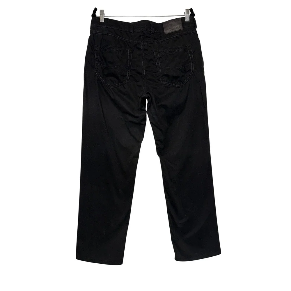 Atelier Gardeur Nevio 2 Regular Fit Mens Pants Black Size 35/28 Cotton Blend
